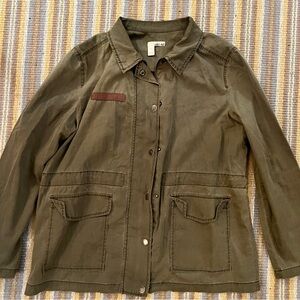 Abound Khaki Utility Jacket for Women